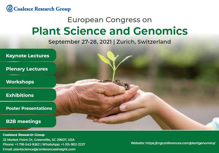 European Congress On Plant Science Genomics