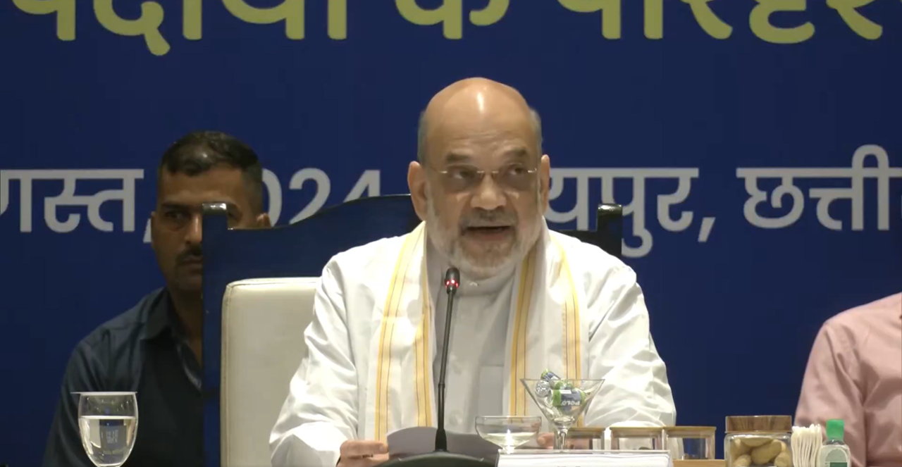 Union Home Minister and Minister of Cooperation Amit Shah at a review meeting regarding the expansion of cooperatives (Photo Source: @AmitShah/X)