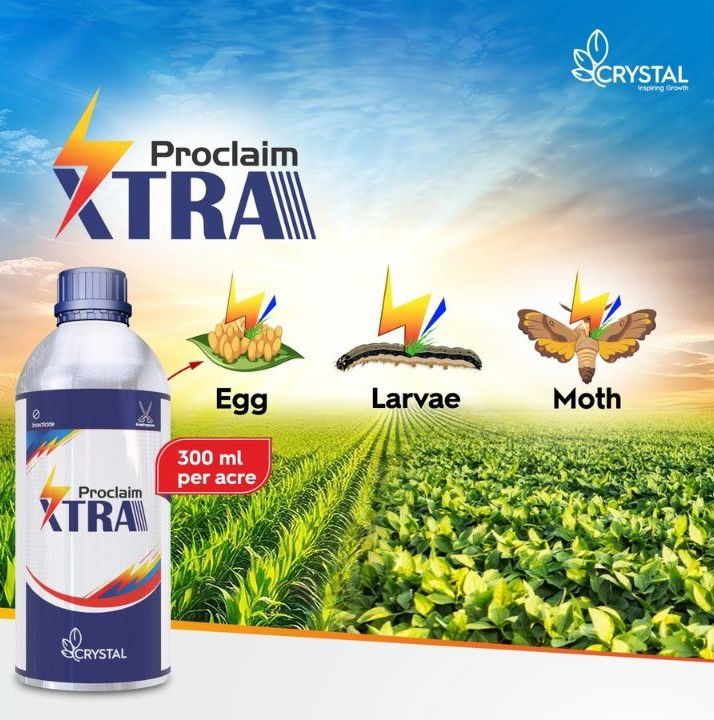 Crystal Crop Protection Launches PROCLAIM XTRA, an Advance Insecticide for Maize and Soybean