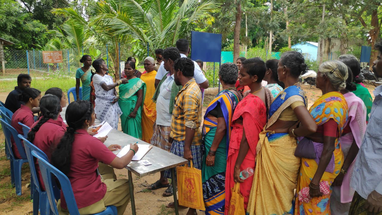 Participants Registration at MFOI Samridh Kisan Utsav 2024 in Krishnagiri, Tamil Nadu