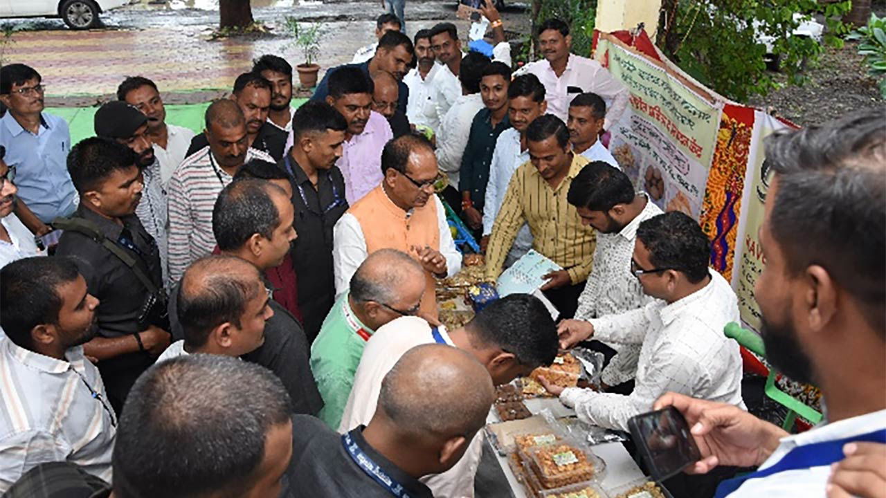 Chouhan's visit ensued his intentions of sustainable farming