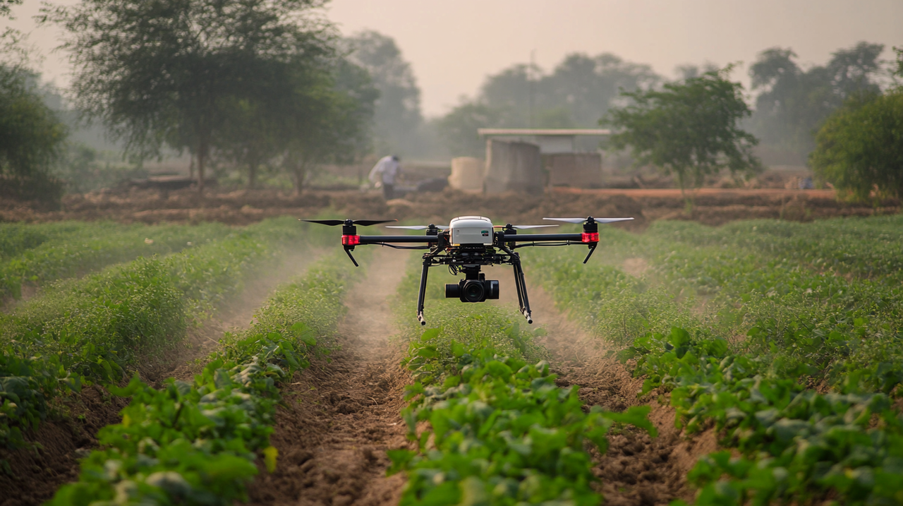 Drones are a game changer in the field of Agriculture