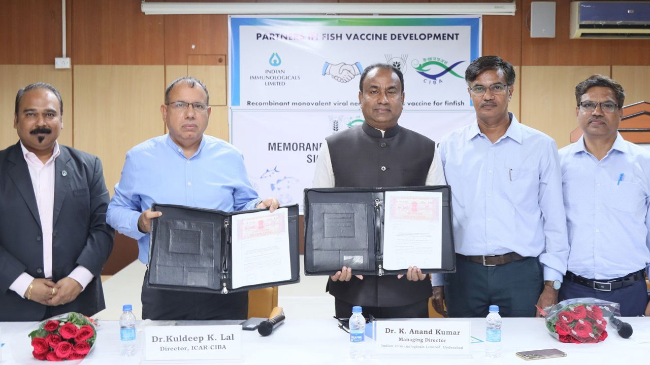 ICAR-CIBA Partners with Indian Immunologicals Limited (Photo Source: ICAR)