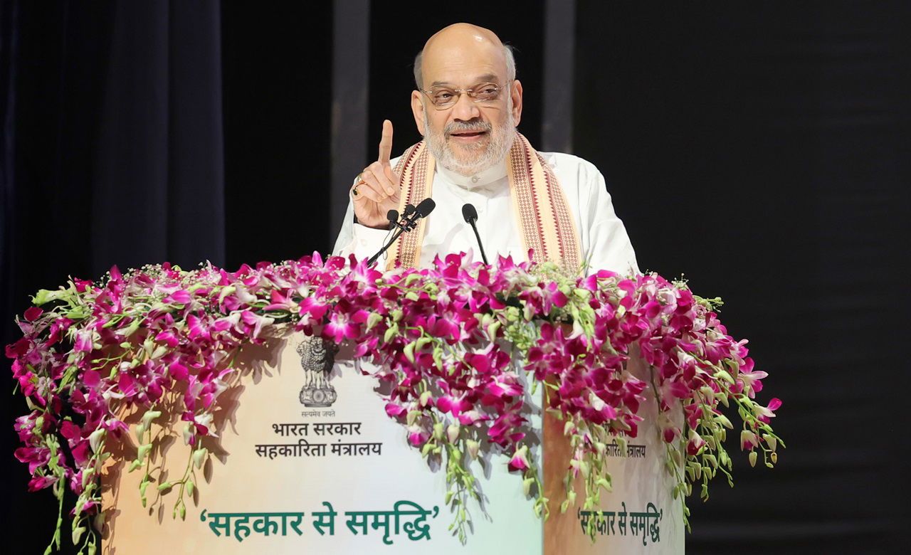 Amit Shah, Union Home Minister and Minister of Cooperation at National Conference in New Delhi