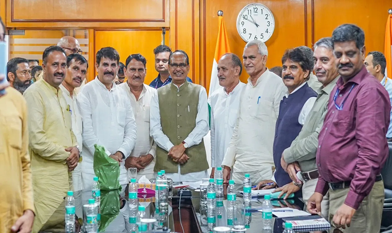 Union Minister of Agriculture and Farmers’ Welfare, Shivraj Singh Chouhan at Meeting (Photo Source: @ChouhanShivraj/X)