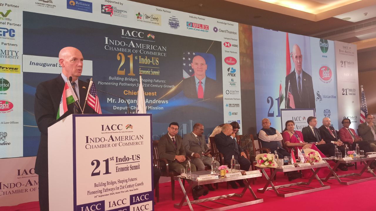 Deputy Chief of Mission of the US Embassy Jorgan K. Andrews at 21st Indo-US Economic Summit