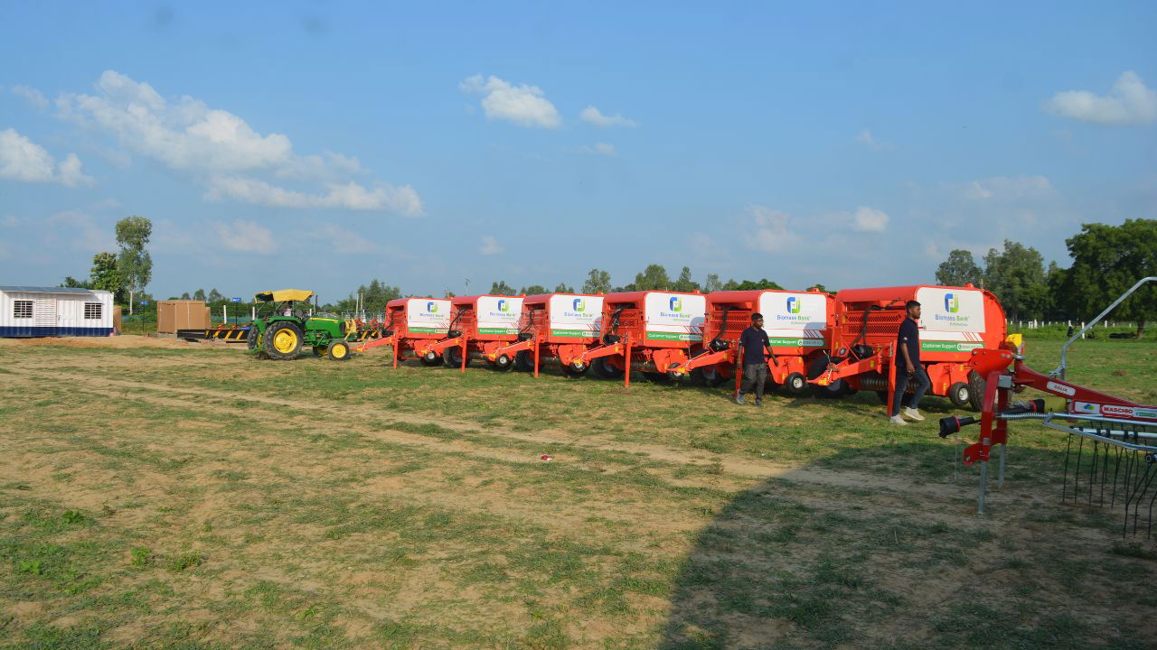 Machine fleet on the ground is an enabler for locals to create enterprises around parali collection, transport and storage