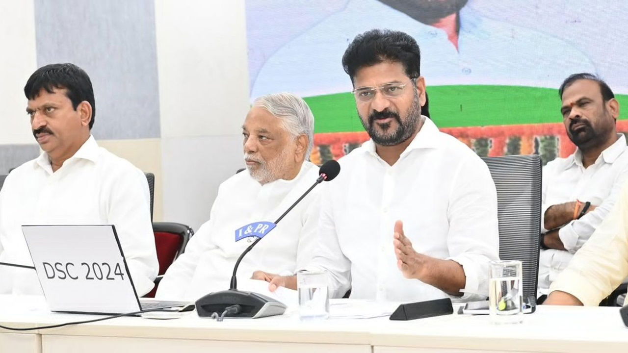 Chief Minister Revanth Reddy at Press Conference (Photo Source: @revanth_anumula/X)