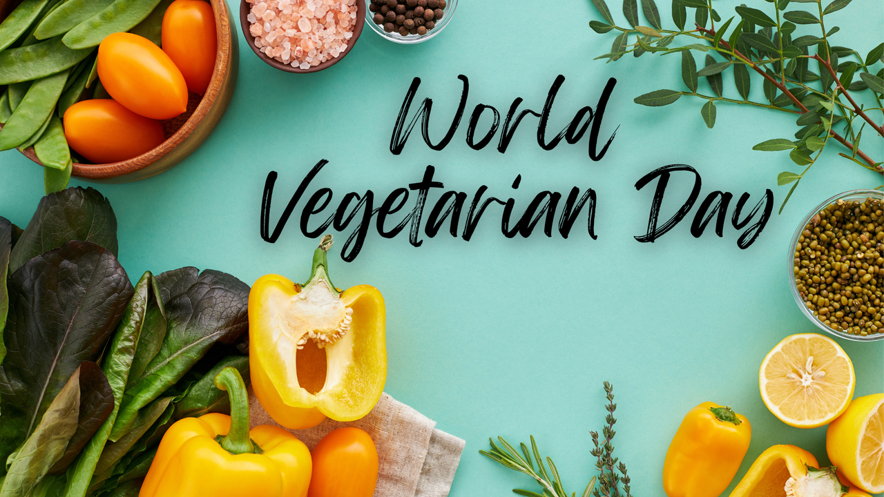 World Vegetarian Day marks the beginning of October as Vegetarian Awareness Month