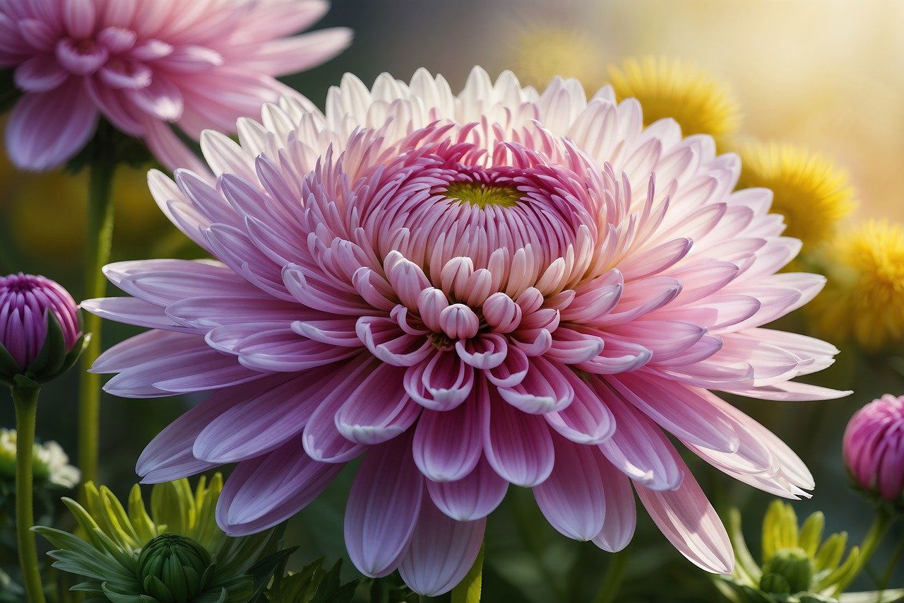 Representational image of Chrysanthemum (Image Source: Pixabay)