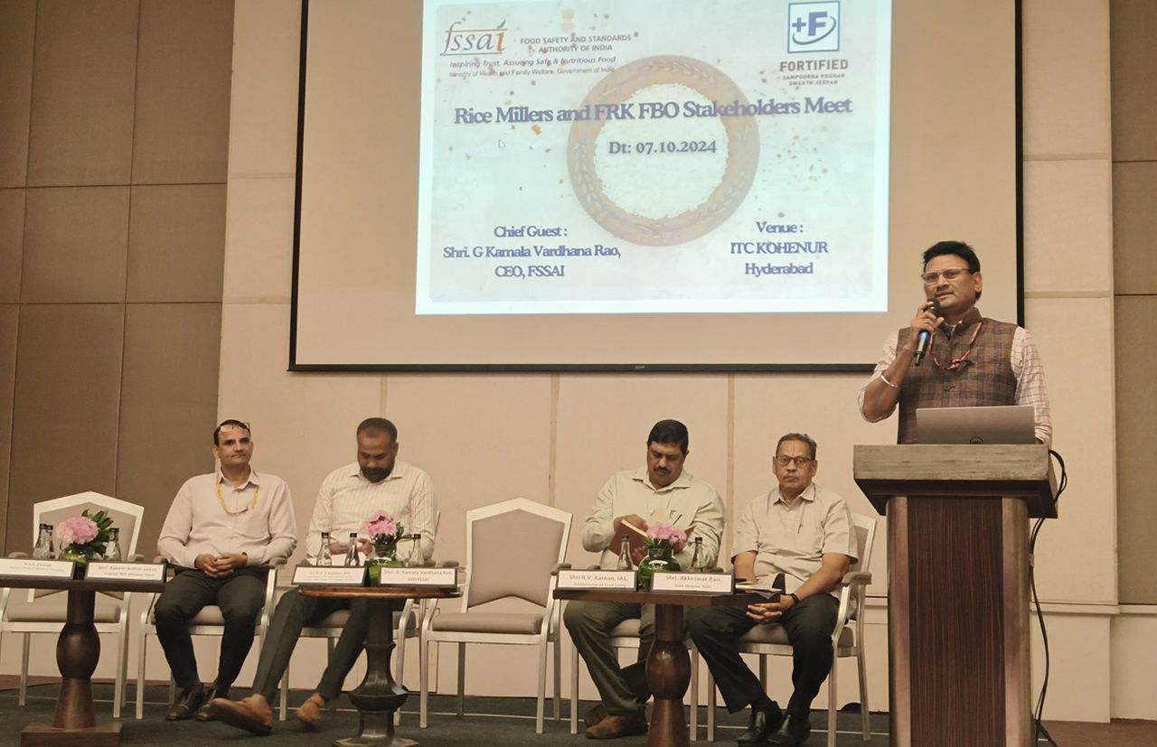 FSSAI CEO at meeting in Hyderabad (Photo Source: @fssaiindia/X)