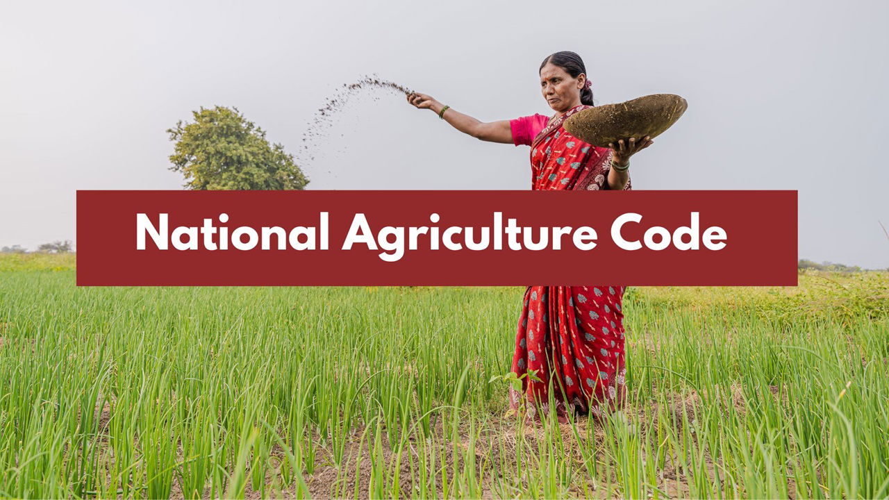 Representational image of National Agriculture Code (NAC) (Photo Source: Canva)