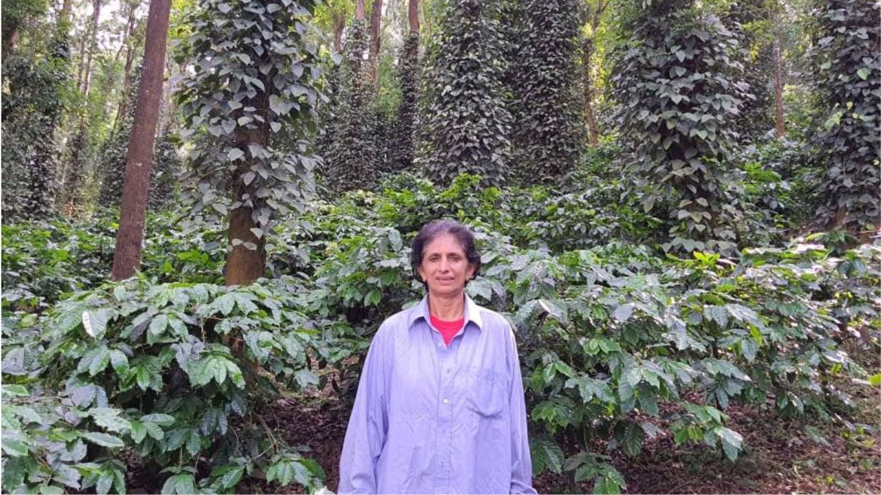 Anitha Nanda, coffee farmer from Karnataka