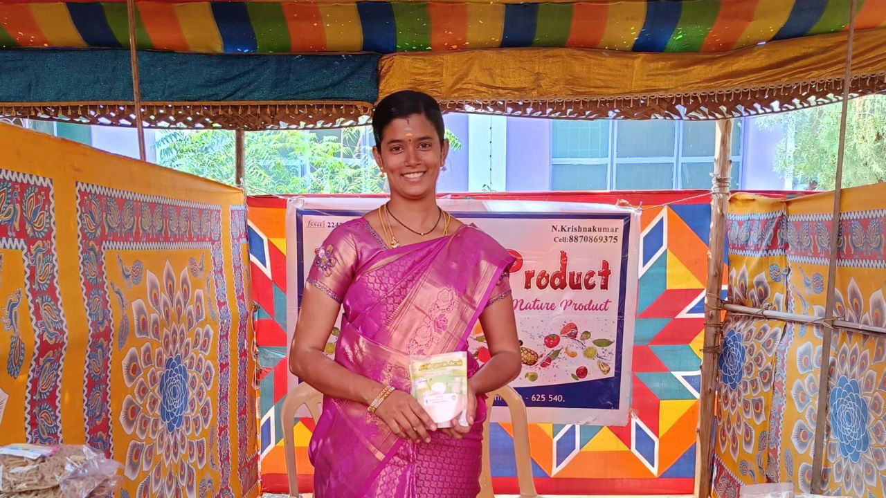 Preethi Krishna Kumar, a women farmer training