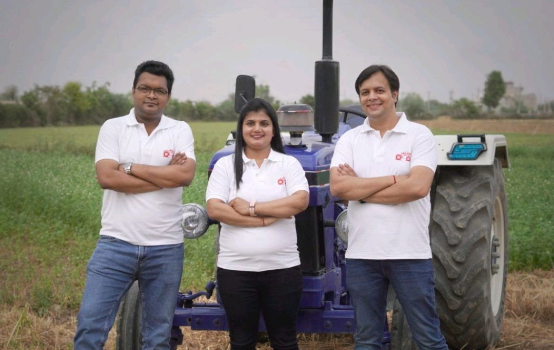 Tractor Junction Founders: Animesh Agarwal, Shivani Gupta, Rajat Gupta             Source: Linkedln Tractor Junction Official