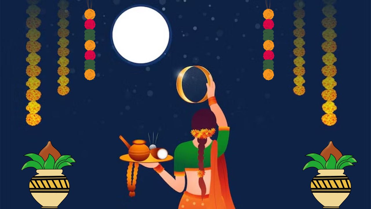 Pictorial Image of Karwa Chauth (Photo Source: freepik)