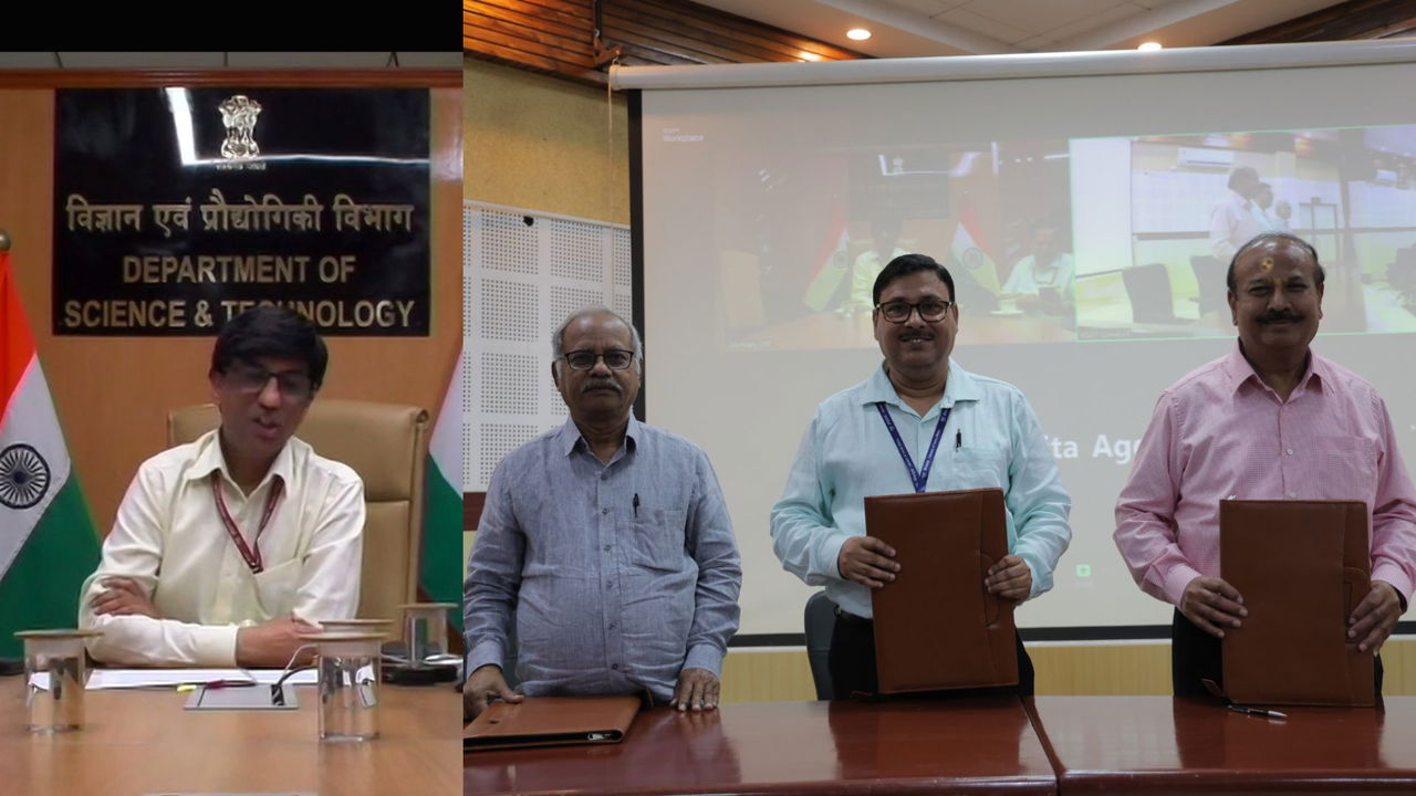 Karandikar expressed confidence that Bharat Biotech’s expertise will accelerate the commercialization of IASST's innovative technologies. (Photo Source: @karandi65/X)