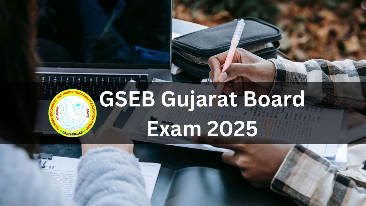 GSEB Gujarat Board Exam 2025 (Photo Source: Canva)