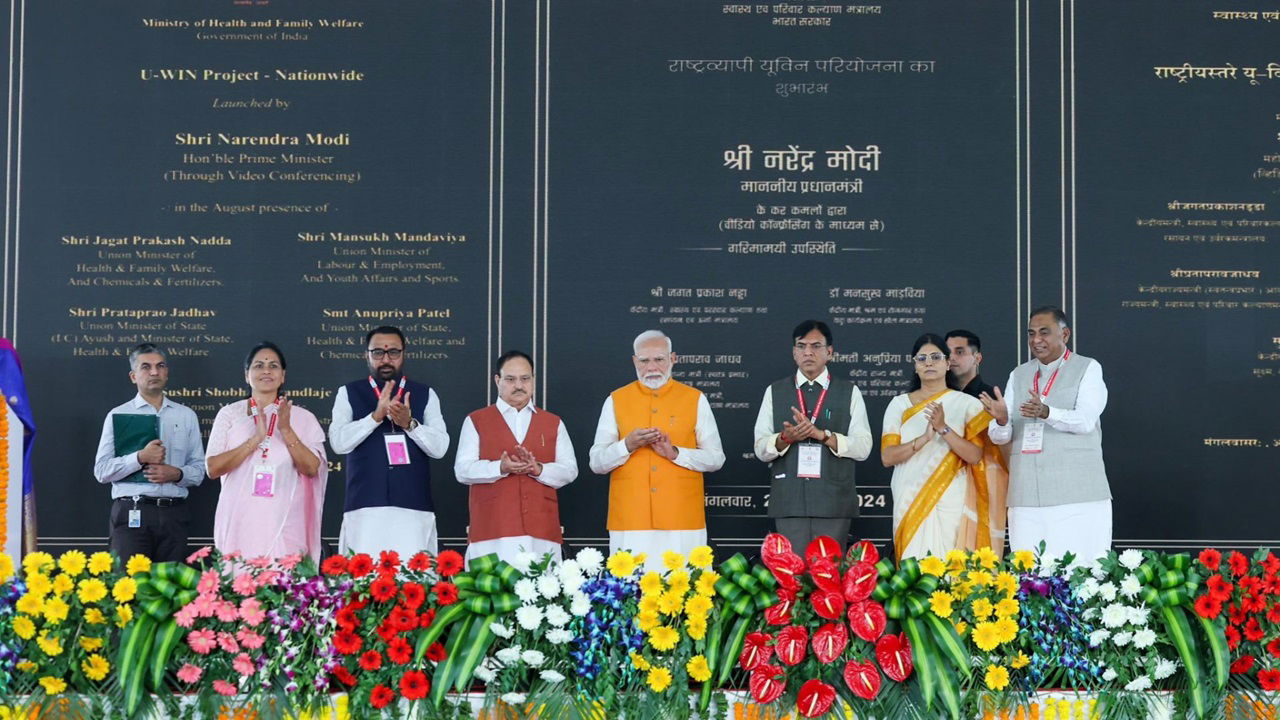 Prime Minister Narendra Modi at the All India Institute of Ayurveda (AIIA) in New Delhi (Photo Source: @moayush/X)