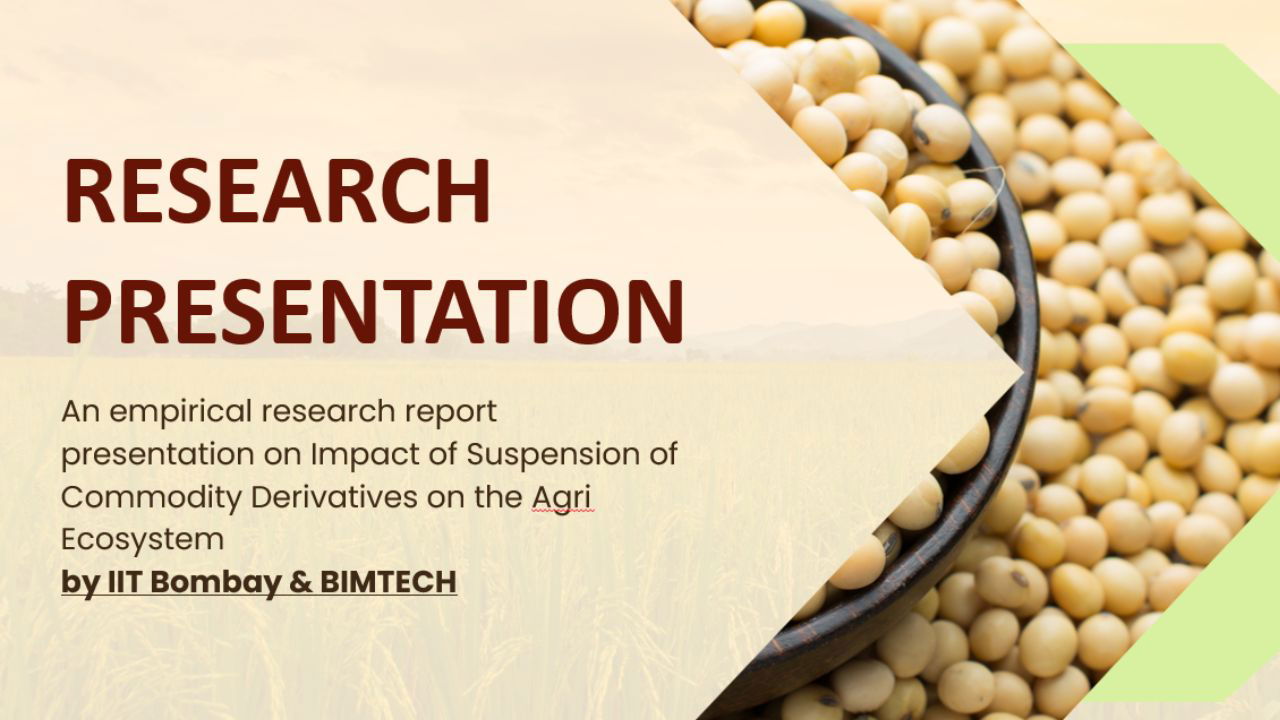 An independent empirical research presented by Shailesh J. Mehta School of Management (SJMSOM), IIT Bombay and Birla Institute of Management Technology (BIMTECH), Noida