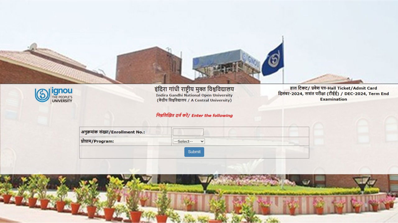 Indira Gandhi National Open University (Photo Source: IGNOU)