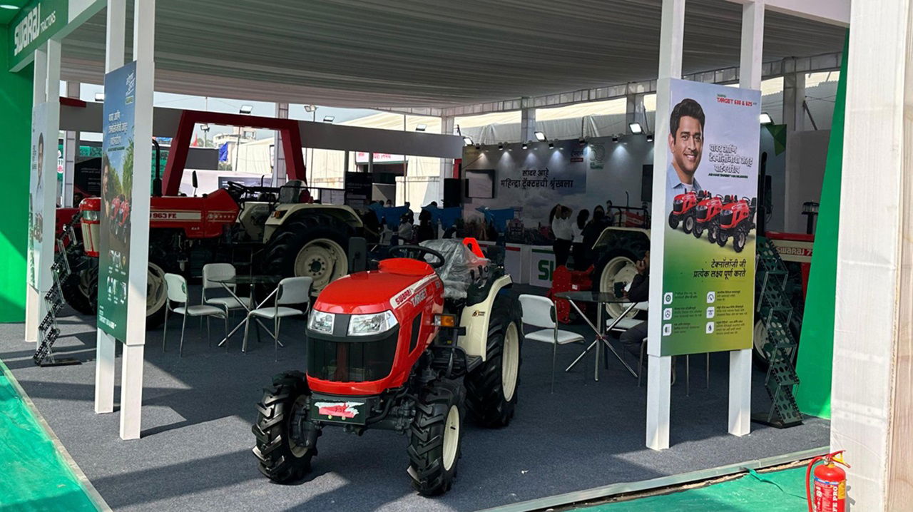 Swaraj Tractors at Krishithon Exhibition in Nashik, Maharashtra