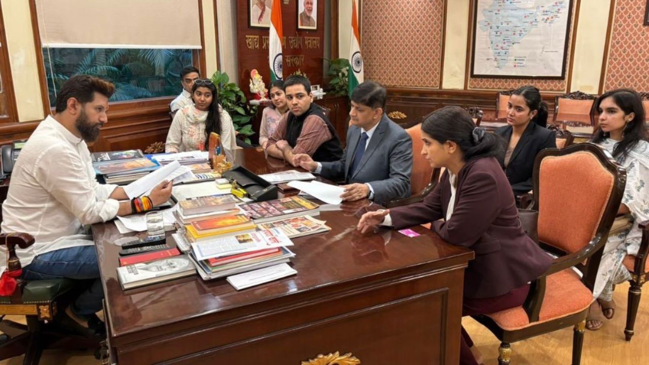 Chirag Paswan, Union Minister of Food Processing Industries discussion with PBFIA delegation