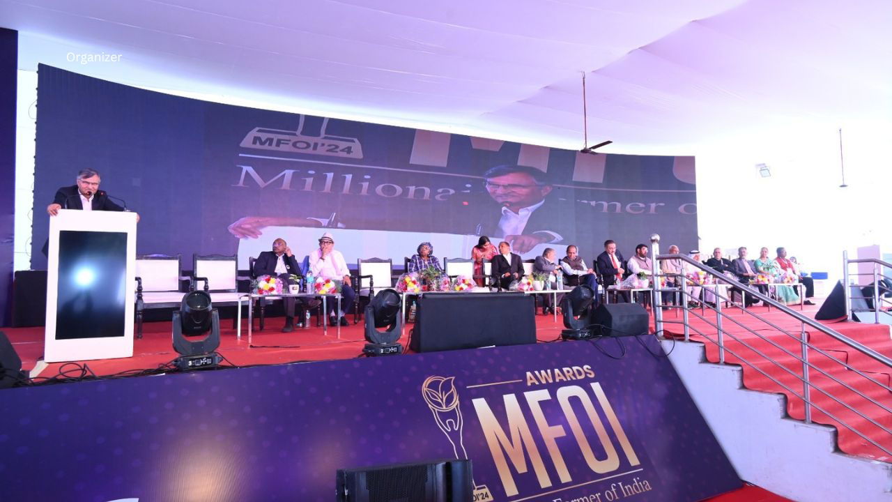 Day 1 of the Millionaire Farmer of India (MFOI) Awards 2024 has kicked off with great enthusiasm at the IARI Grounds in New Delhi