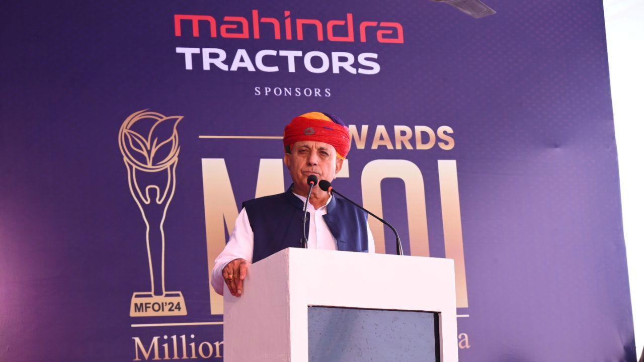 Bhagirath Choudhary, Minister of State, Agriculture and Farmers Welfare of India at MFOI Awards 2024