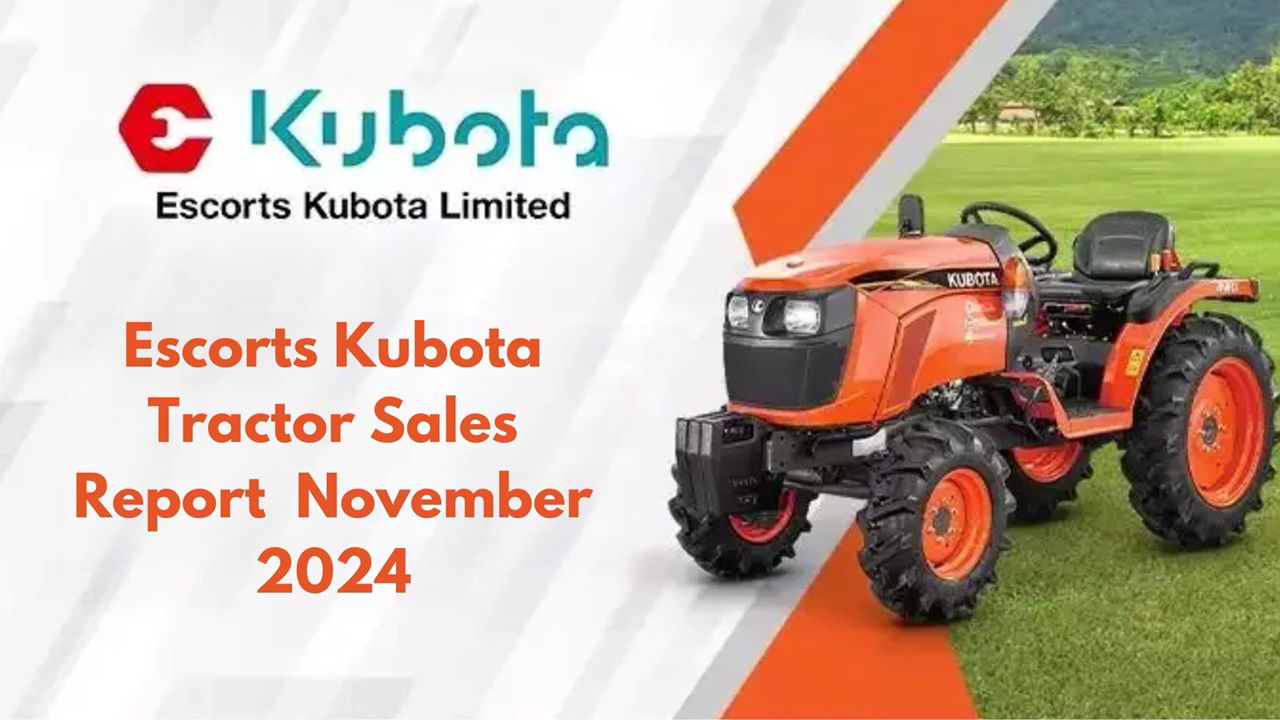 Escorts Kubota Tractor Sales Report November 2024