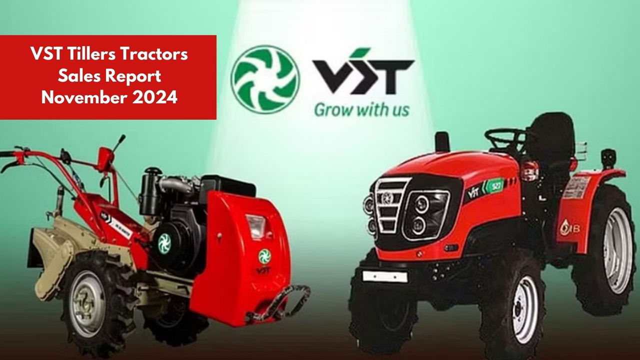 VST Tillers Tractors Sales Report November 2024