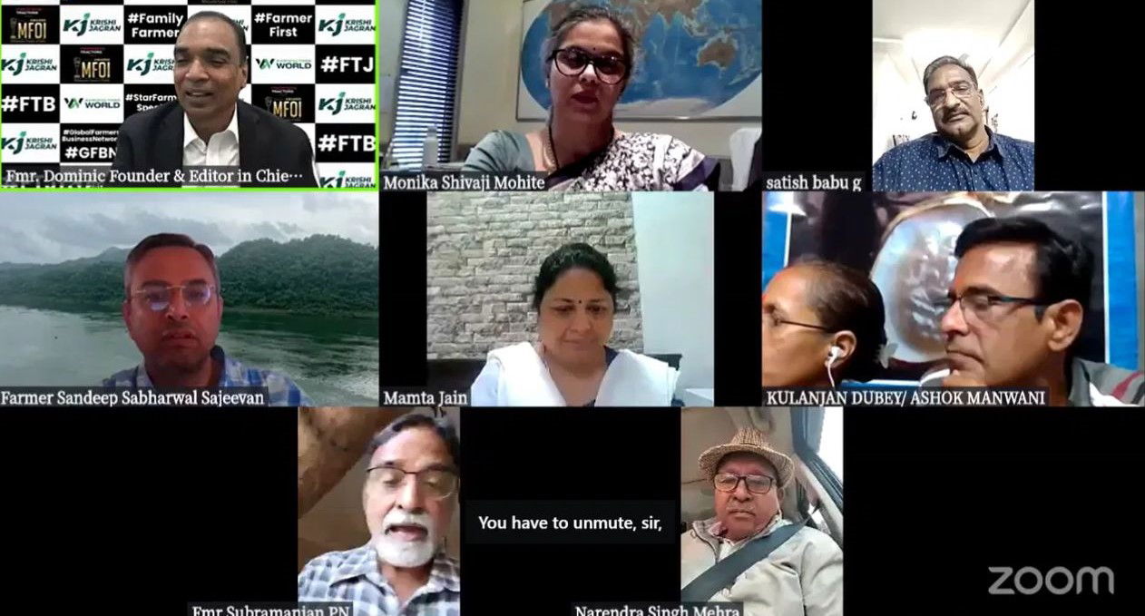 Glimpse of webinar on National Farmers’ Day 2024