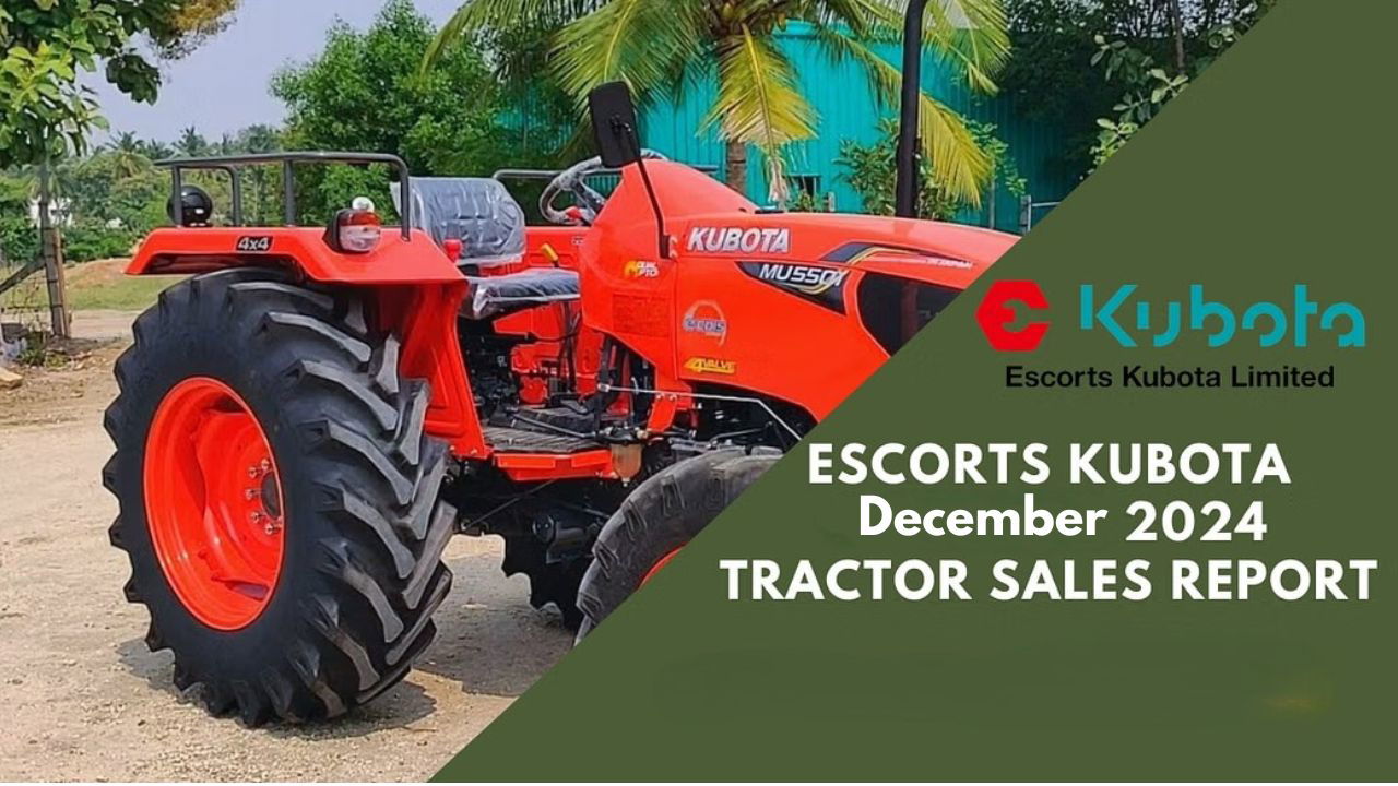 Escorts Kubota Limited Tractor Sales Report December 2024