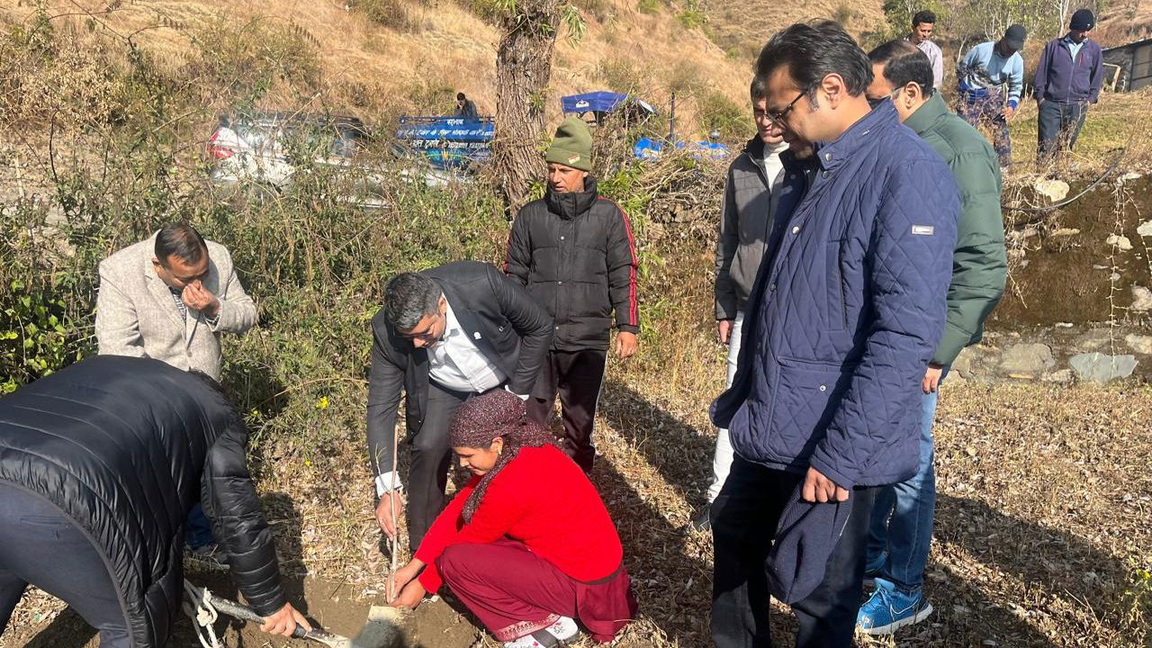 Planting of Walnut Saplings in Chakrata, Uttarakhand