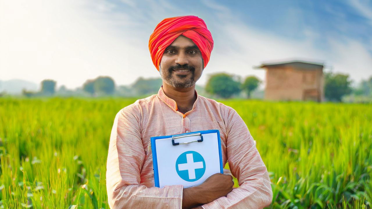 Indian Farmer in his field