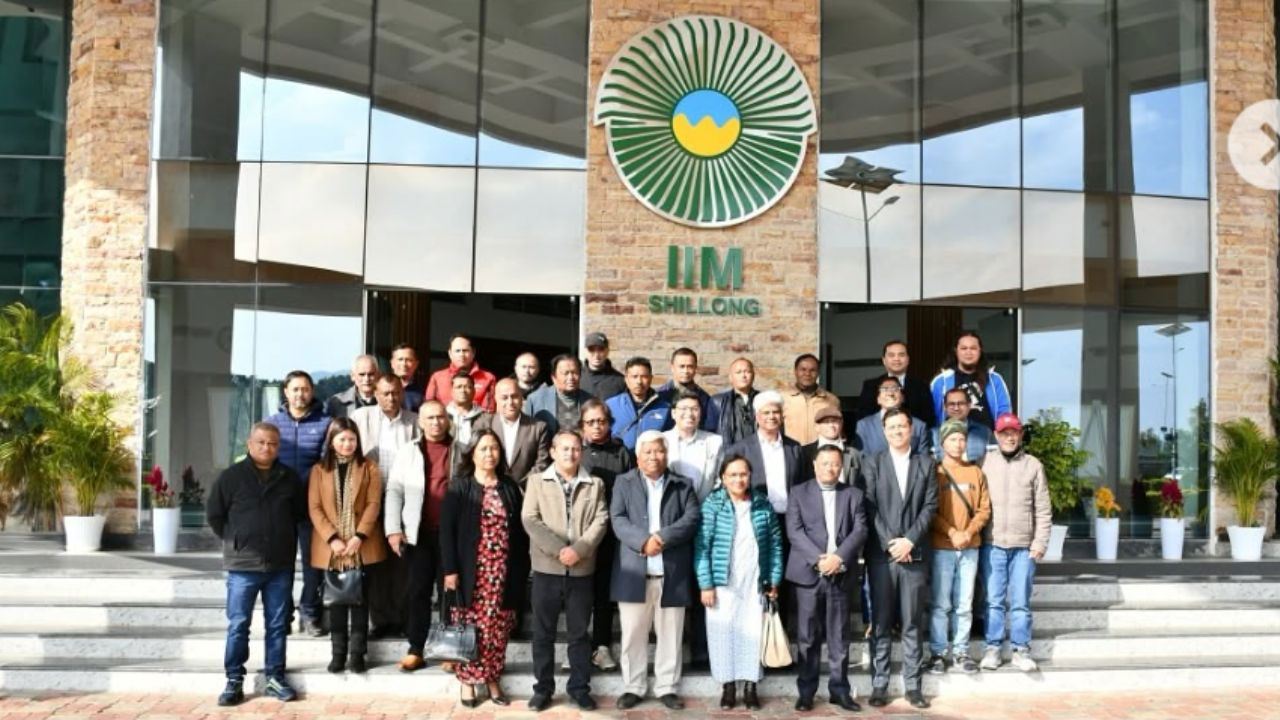 IIM Shillong unites stakeholders for sustainable solutions to transform Shillong's waste management. (Photo Source: IIMShillong/X)