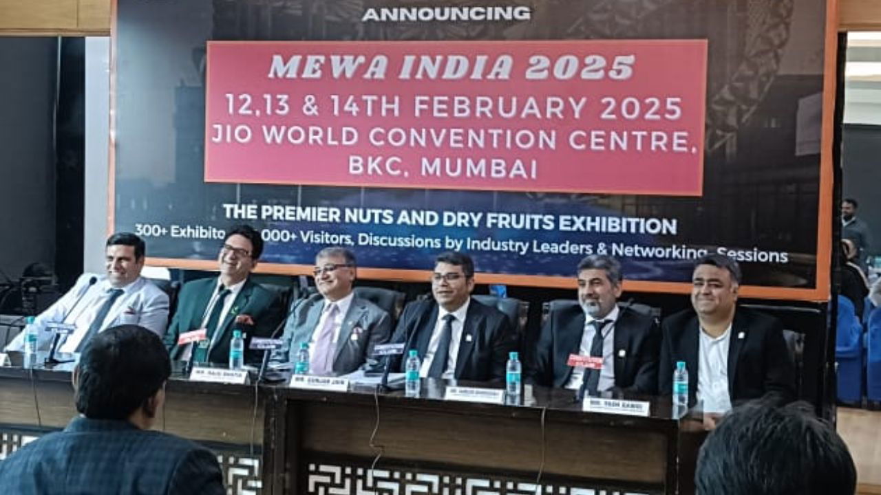 The press conference announcing MEWA India 2025 highlighted the event's significance for the industry's growth and innovation.