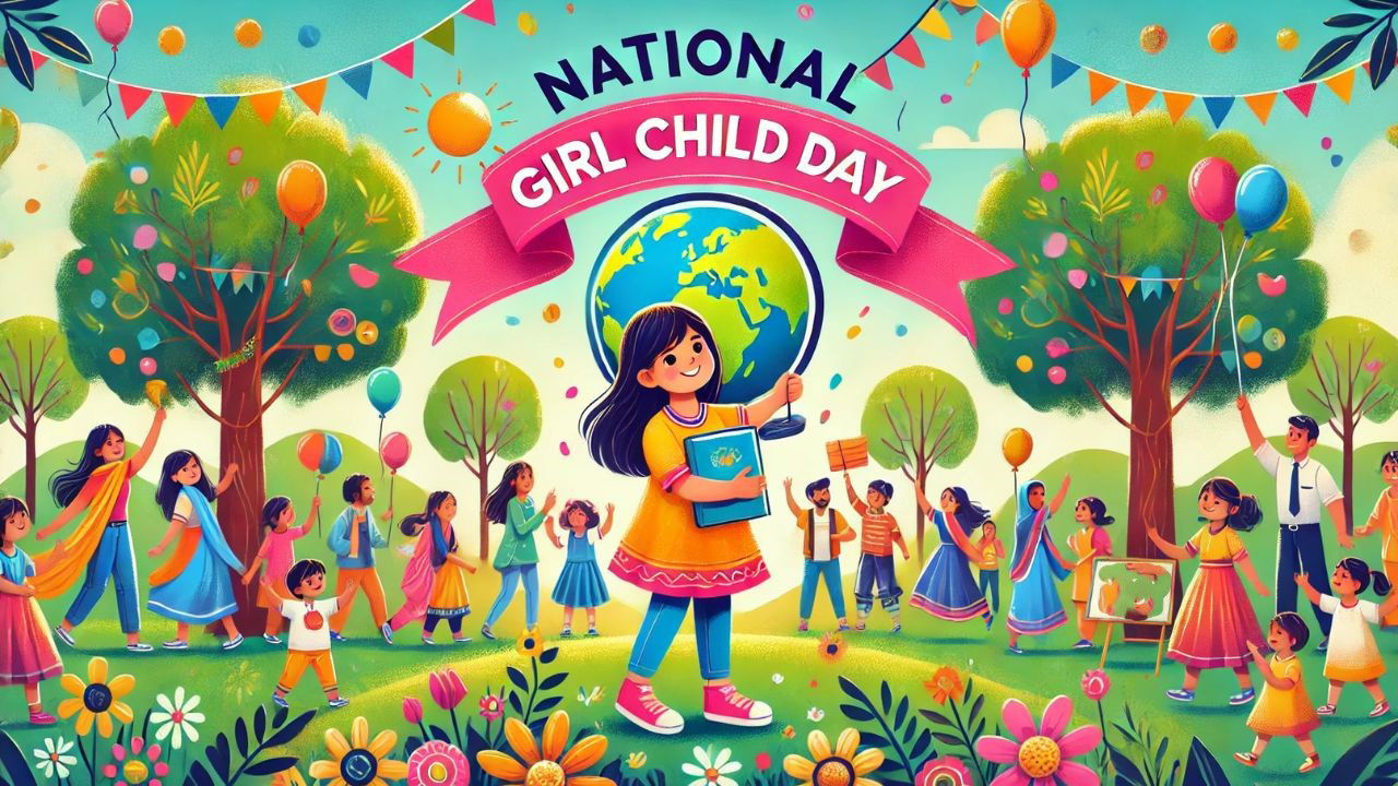 National Girl Child Day, observed since 2008, serves as a platform for raising awareness about the unique challenges faced by girls in India. (AI Generated Image)