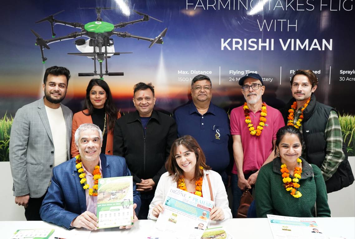 Angelo de Queiroz Mauricio, the Agricultural Attaché to the Embassy of Brazil in New Delhi, along with his team, visited WOW Go Green LLP (Krishi Viman)