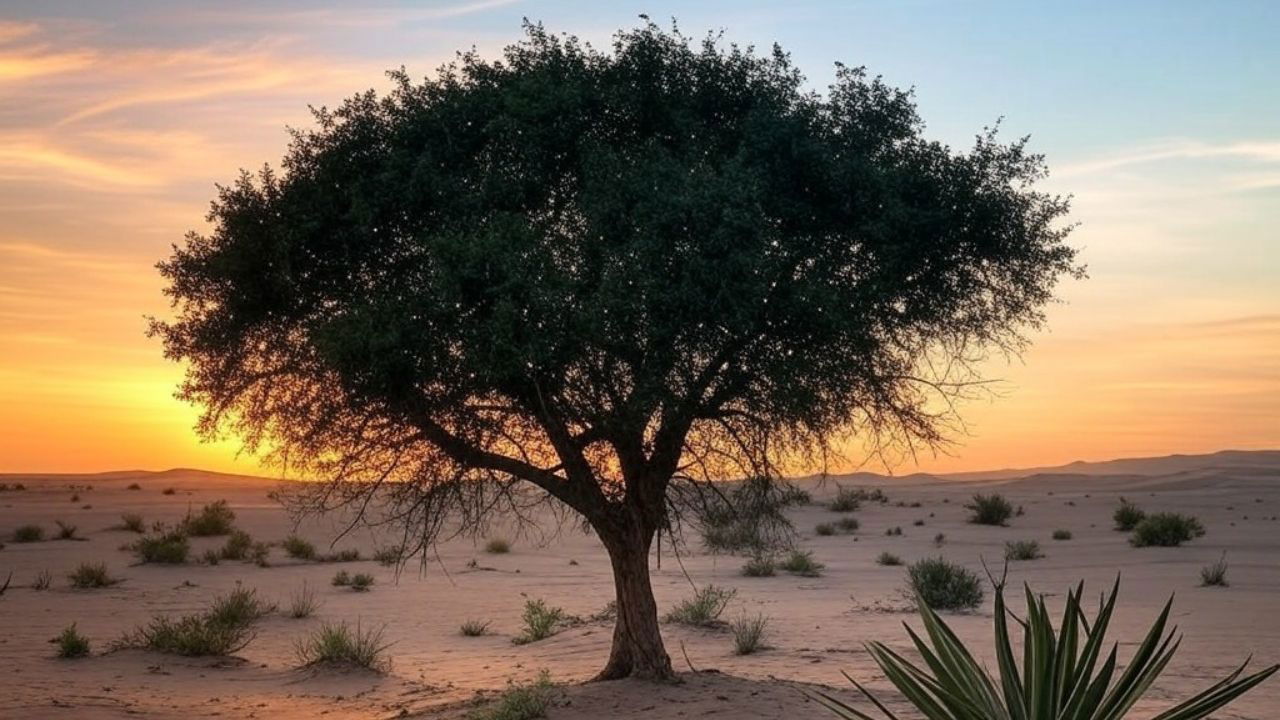 Khejri has been a lifeline for desert dwellers for centuries. The leaves of the tree serve as nutritious fodder for livestock. (Representational Image source: AI Generated)