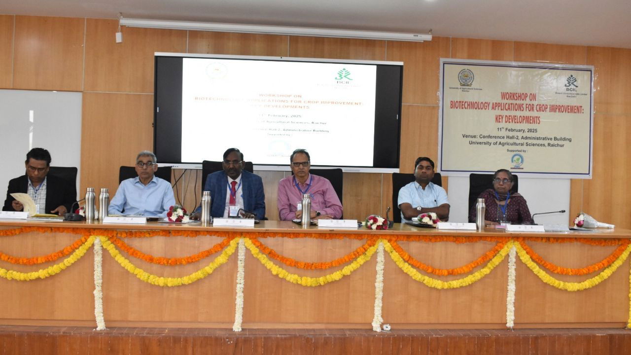 Experts highlighted the growing significance of biotechnology in shaping the future of agriculture during the workshop