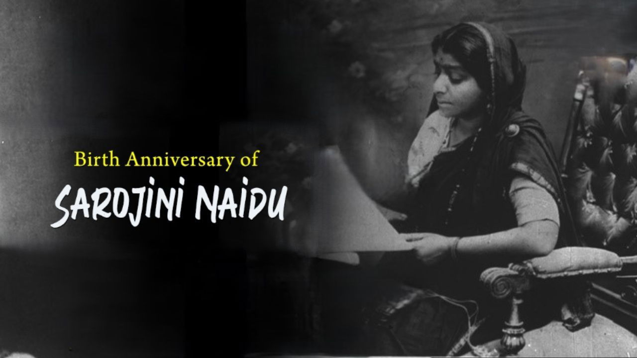 Born on February 13, 1879, in Hyderabad, Sarojini Naidu was a prodigious talent from a young age. (Photo Source: pib)