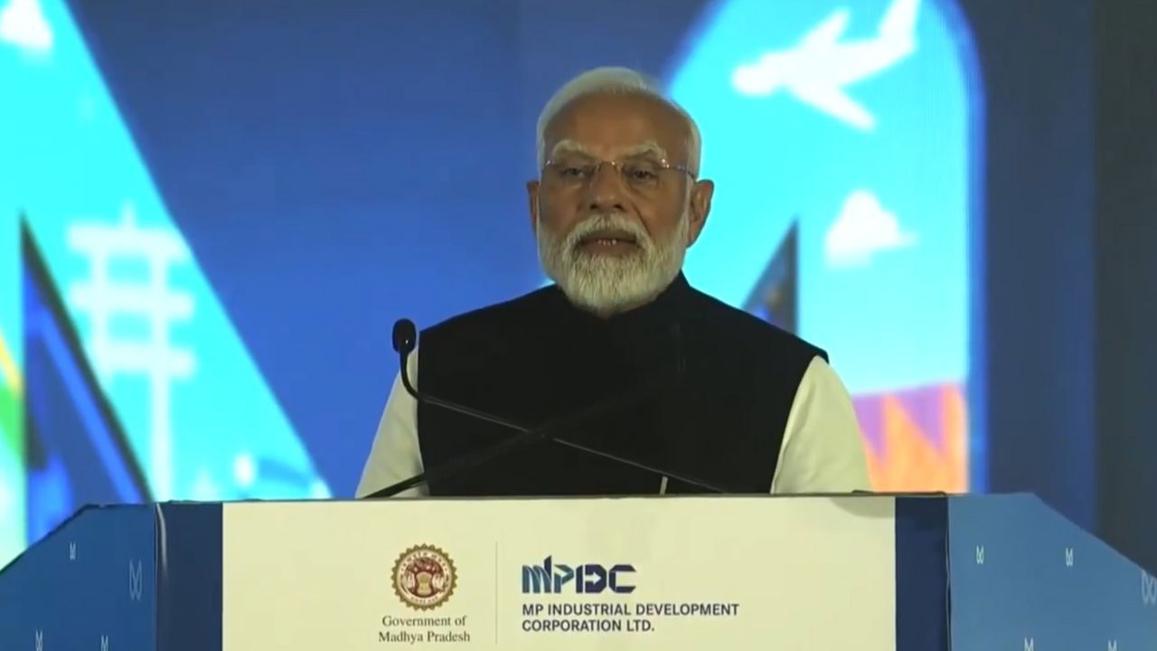 Prime Minister Narendra Modi inaugurated the Global Investors Summit (GIS) 2025 in Bhopal, Madhya Pradesh. (Photo Source: @narendramodi/X)