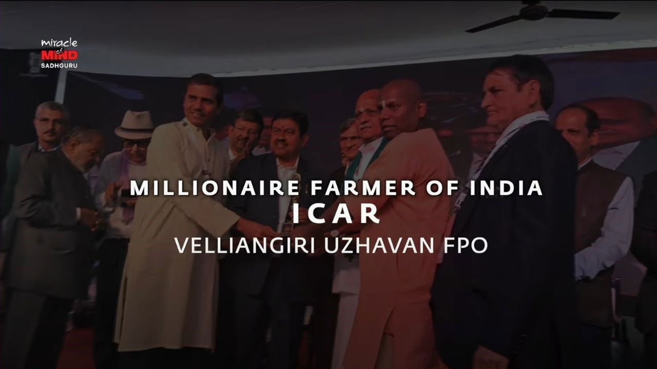 The event recognised Velliangiri Uzhavan FPO, which was awarded the Best FPO Award in the MFOI category.