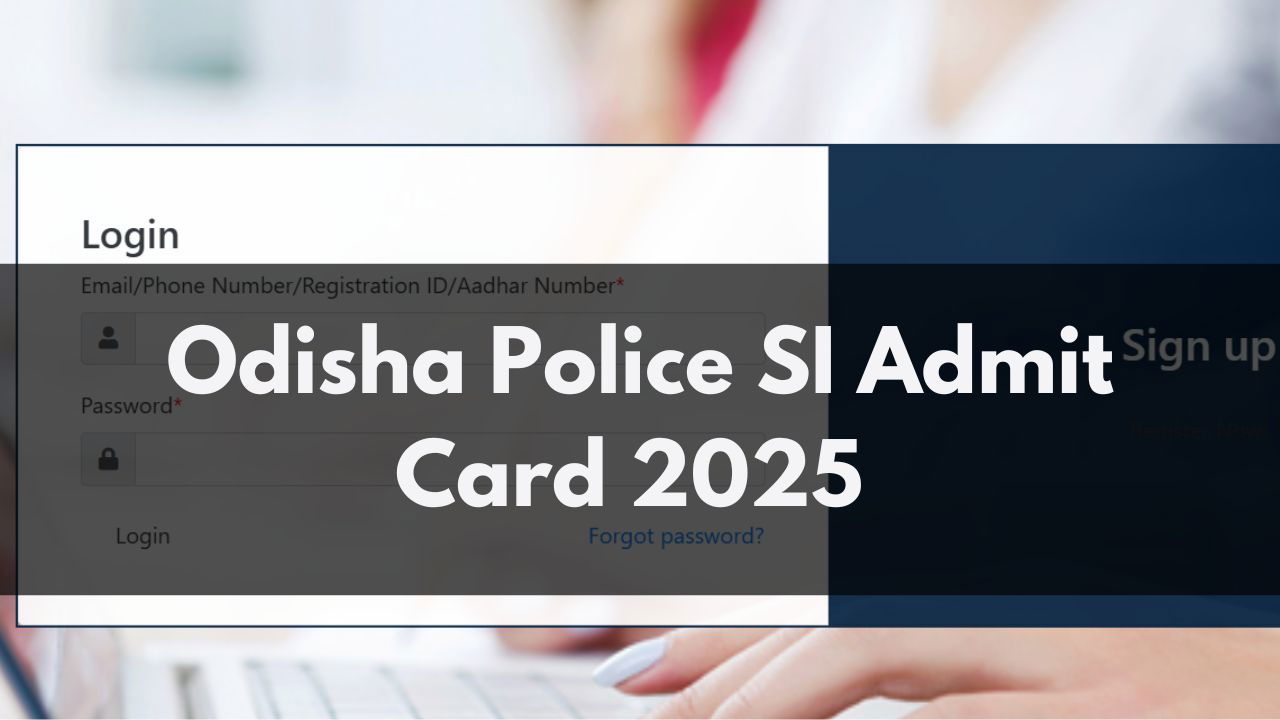 The Odisha Police SI exam is scheduled to take place on March 8 and 9, 2025.