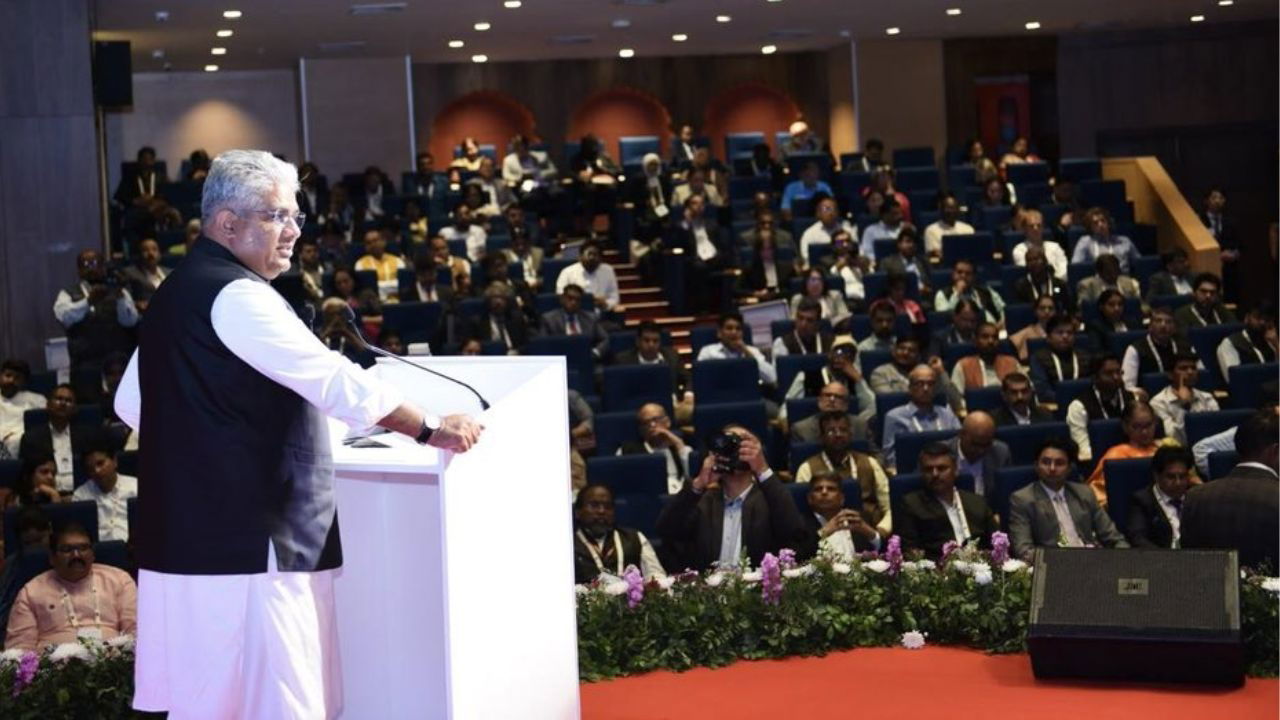 Union Environment Minister Bhupender Yadav at the 12th Regional 3R and Circular Economy Forum in Asia and the Pacific. (Photo Source: @byadavbjp/X)