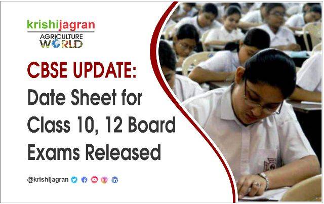 CBSE UPDATE: Date Sheet For Class 10, 12 Board Exams Released