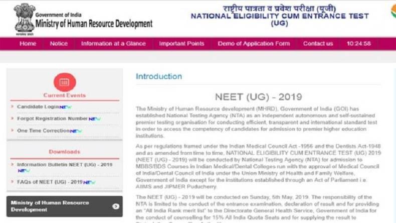 NET Admit Card 2019