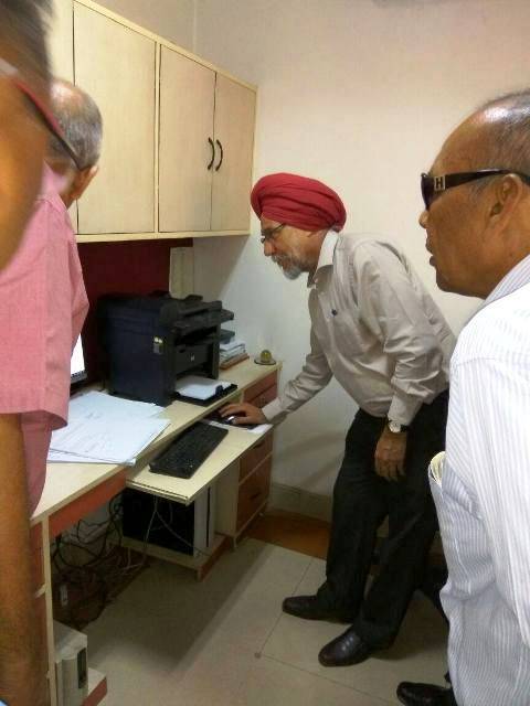 Dr. J S Sindhu accessing the website