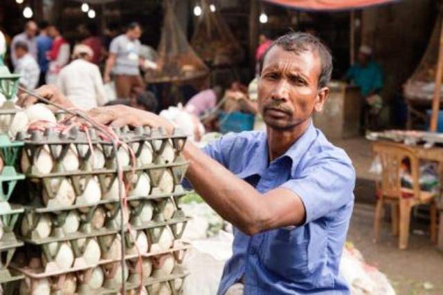 Egg seller